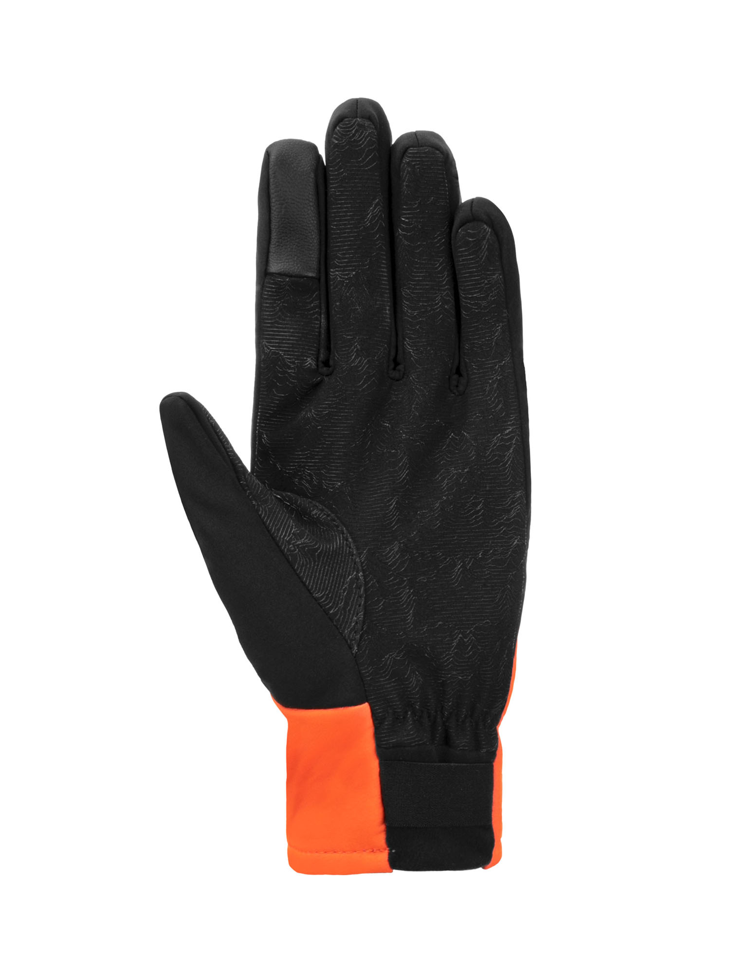 Перчатки REUSCH Vertical TOUCH-TEC Black/Shocking Orange