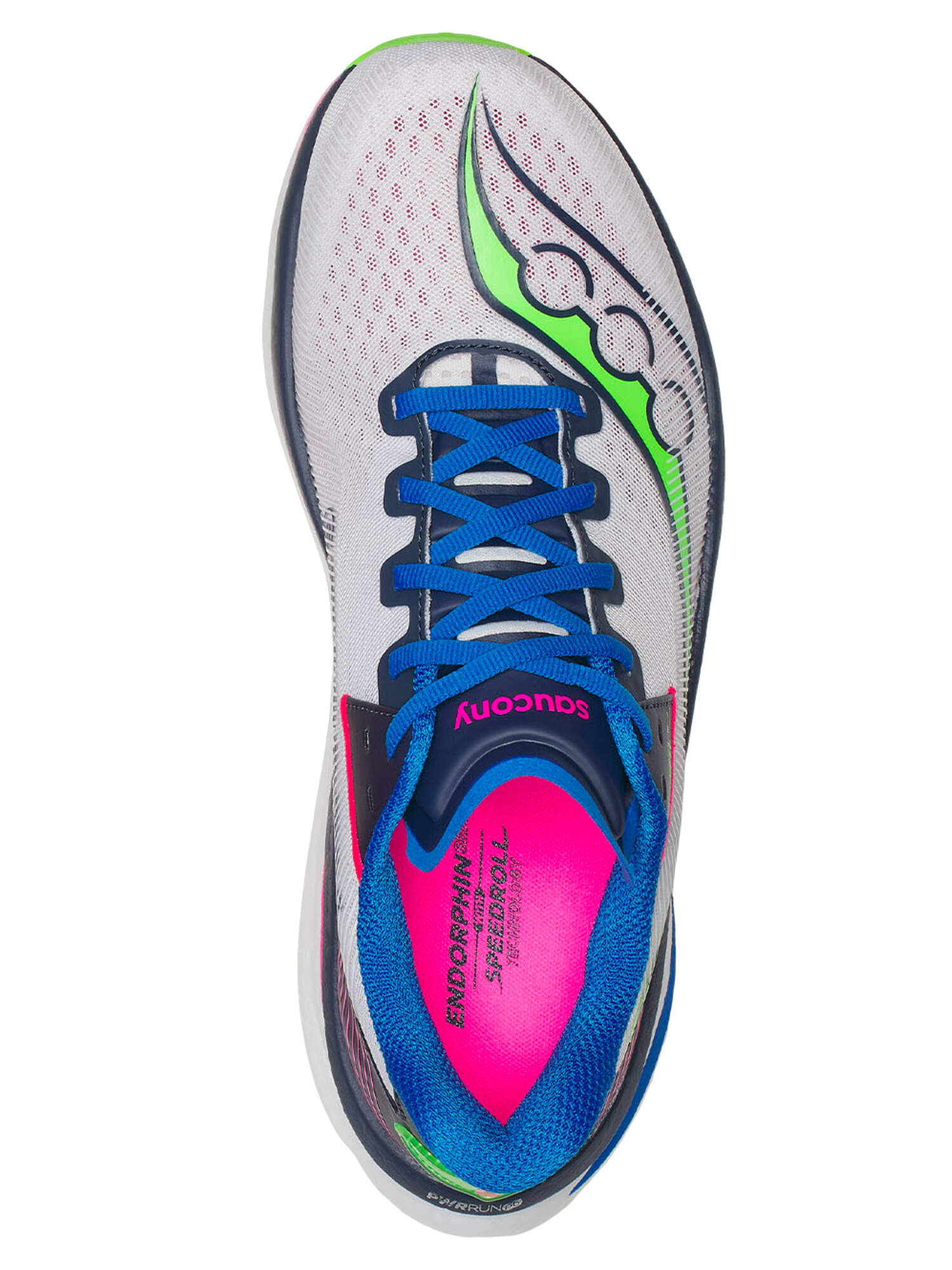 Кроссовки мужские Saucony Endorphin Azura White/Navy – купить по
