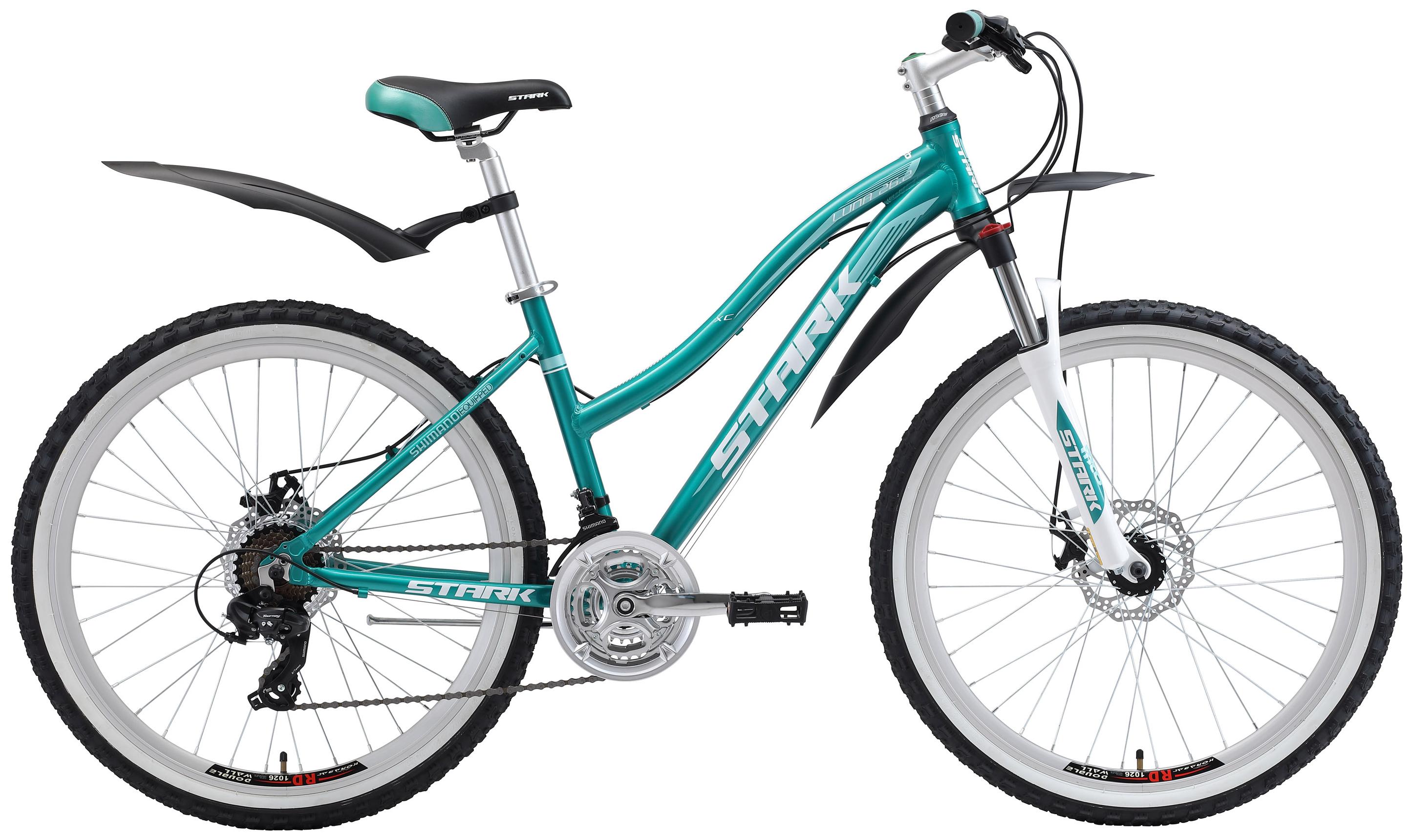 

Велосипед Stark Luna 26.2 D 2018 Turquoise/white/light Blue