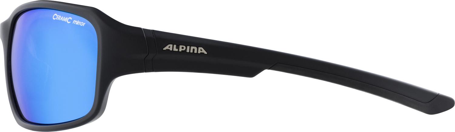 Очки солнцезащитные Alpina 2021-22 Lyron Black Matt/Blue Mirror