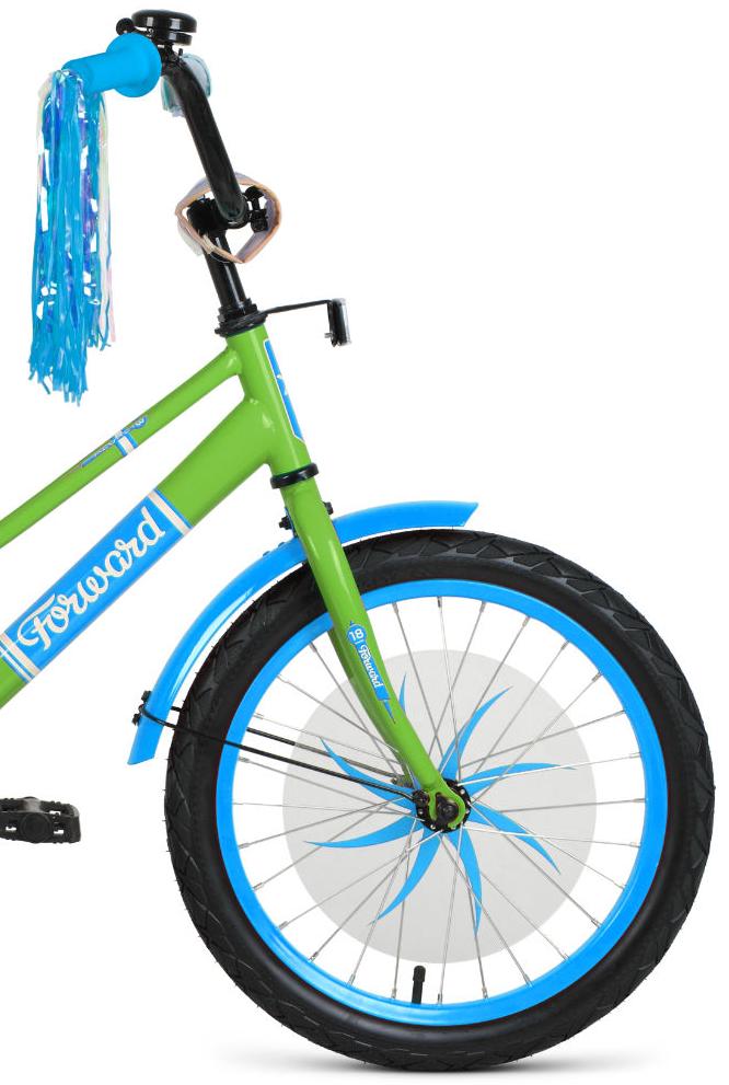 Велосипед Forward Azure 18 2021 зеленый