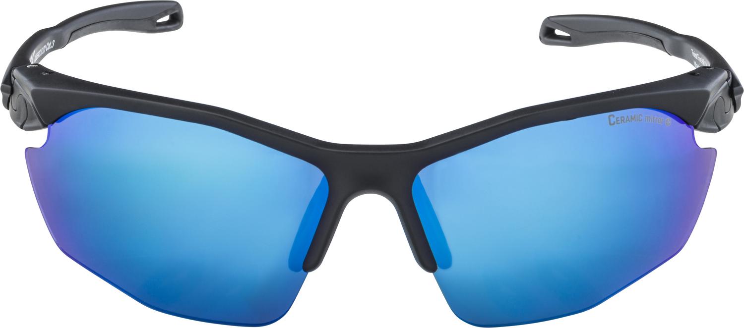 Очки солнцезащитные Alpina 2020 Twist Five HR CM+ Black Matt/Blue Mirror