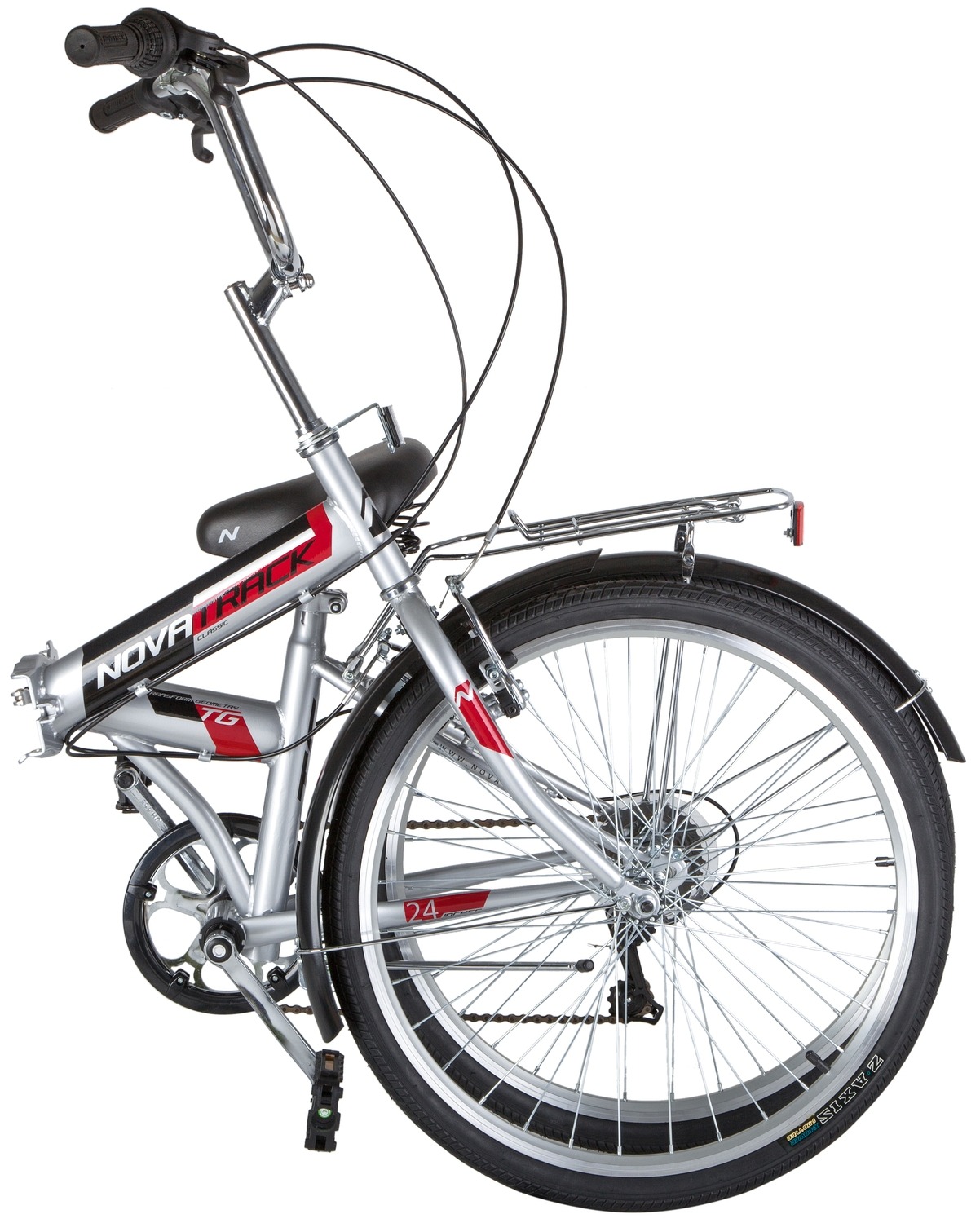 Велосипед Novatrack Tg-24 Classic 3.1 24 2021 серый