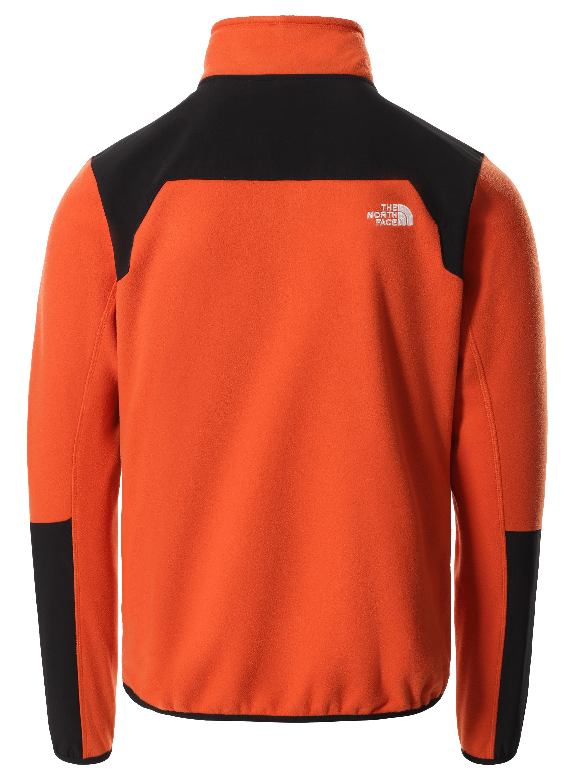 The North Face Glacier Pro 1 4 Zp M Brntochr Tnf Black