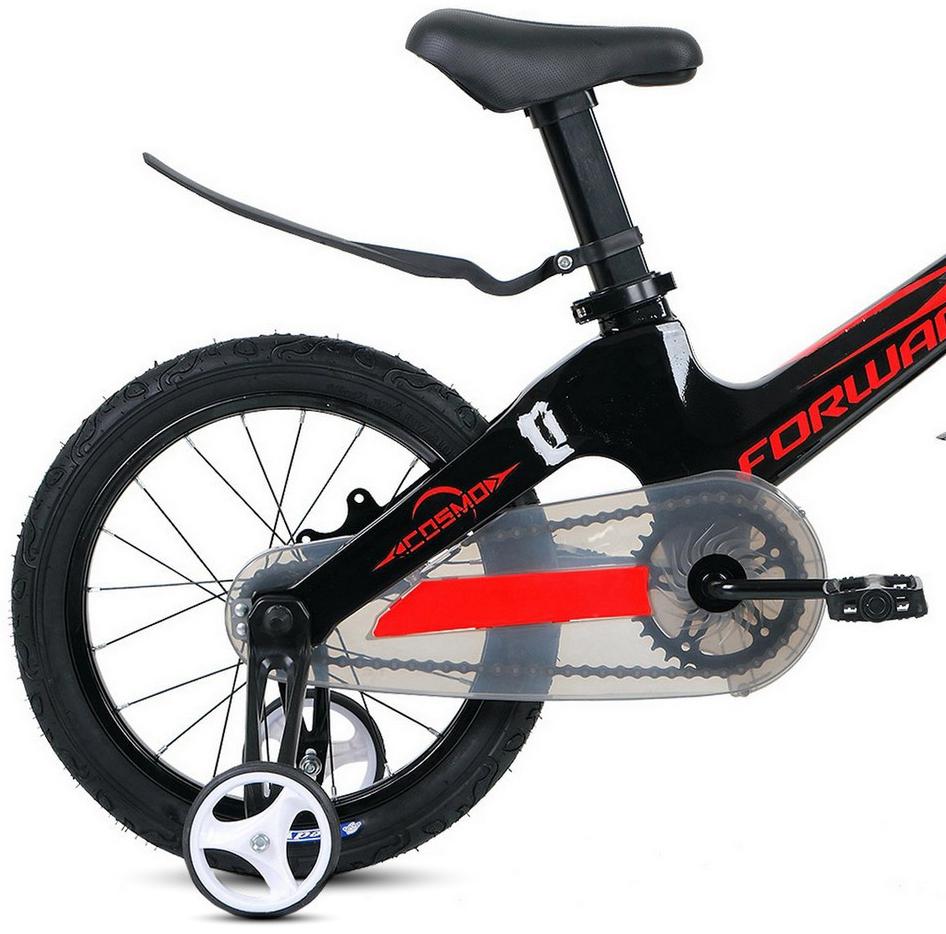 Велосипед Forward Cosmo 16 2020 черный/красный