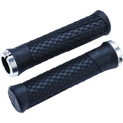 Грипсы Bbb Python 142Mm / Lockring Dark Grey Черный/серый