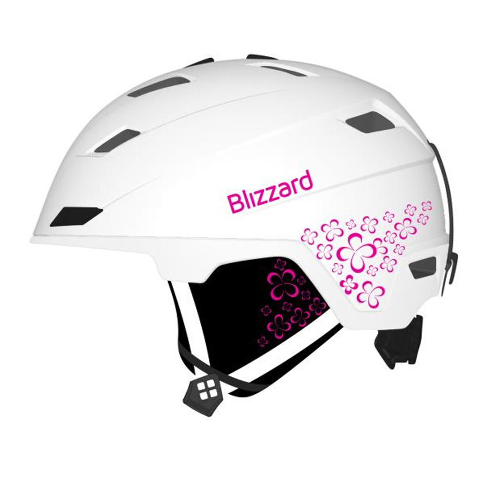 

Зимний Шлем Blizzard Viva Double White Matt/magenta Flowers