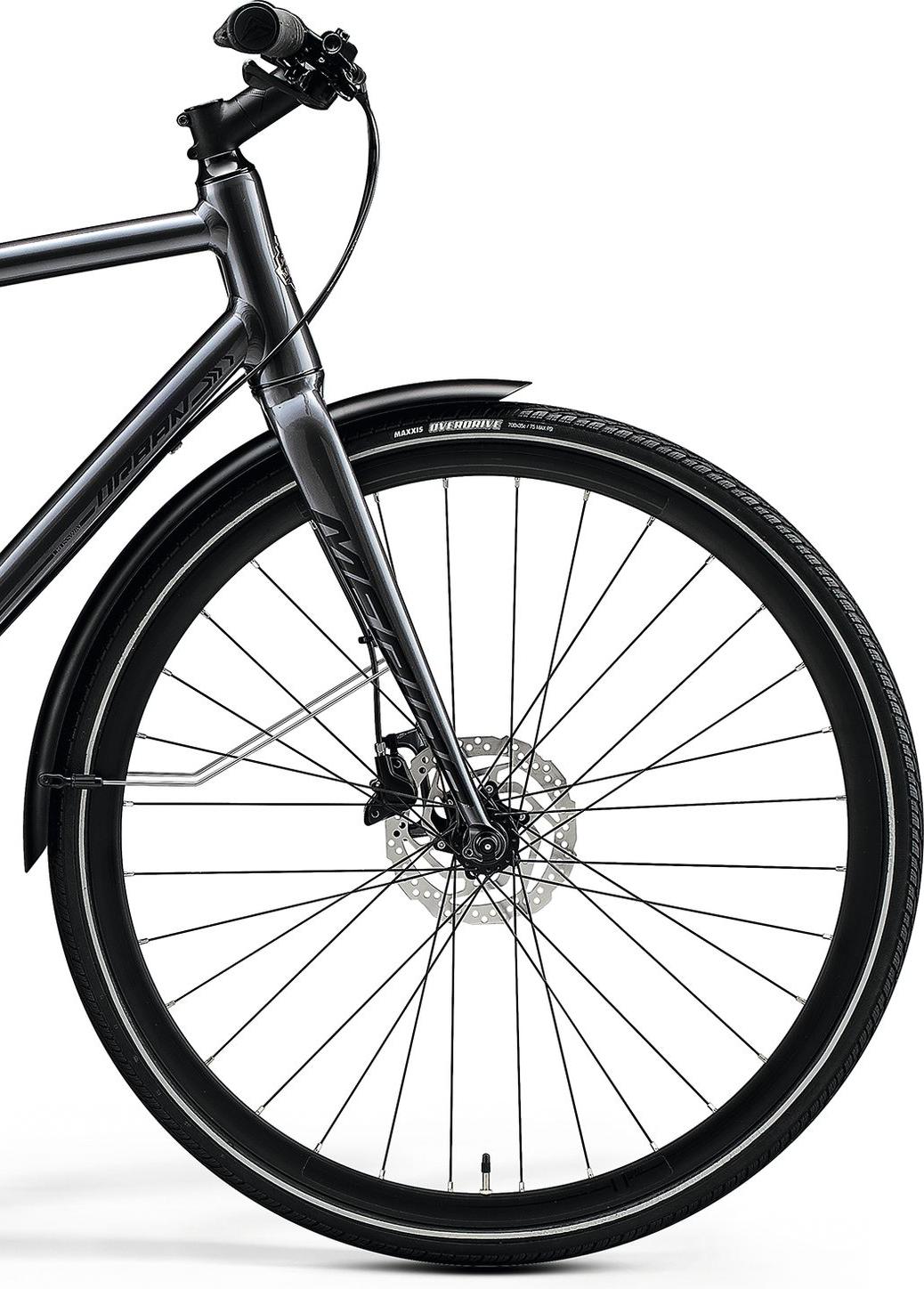 Велосипед MERIDA Crossway Urban 100 2020 Glossy Anthracite/Black