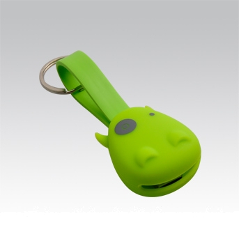 Брелок MUNKEES Зарядное устройство для смартфона Дракон (кабели: USB, Apple 4,5,6, Micro USB, корпус: силикон)