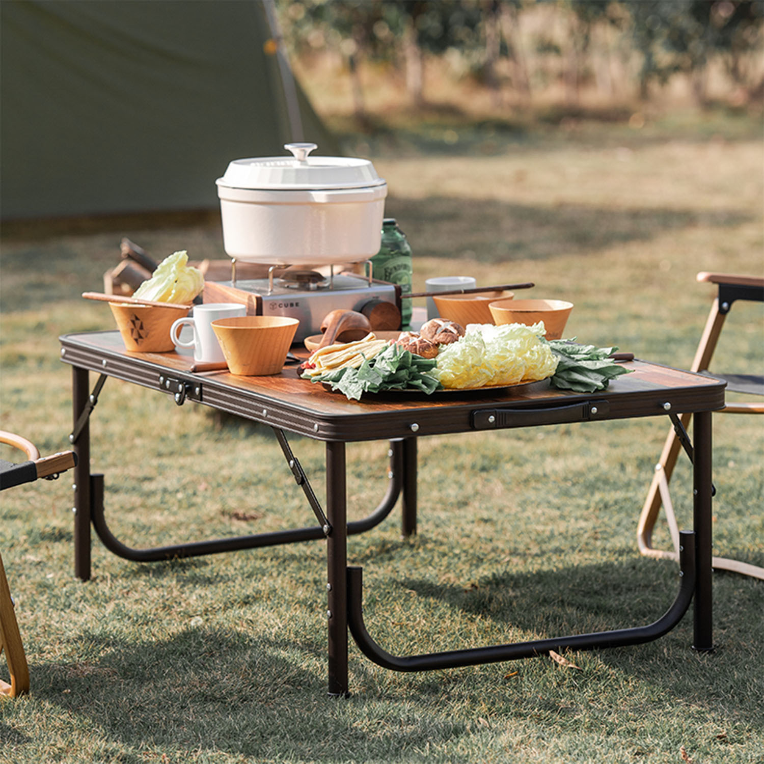Стол Naturehike Mdf Outdoor Folding Table Large Retro Color