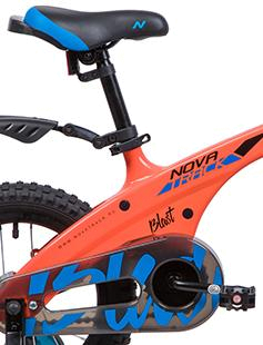 Велосипед Novatrack Blast 14 2019 оранжевый/неон