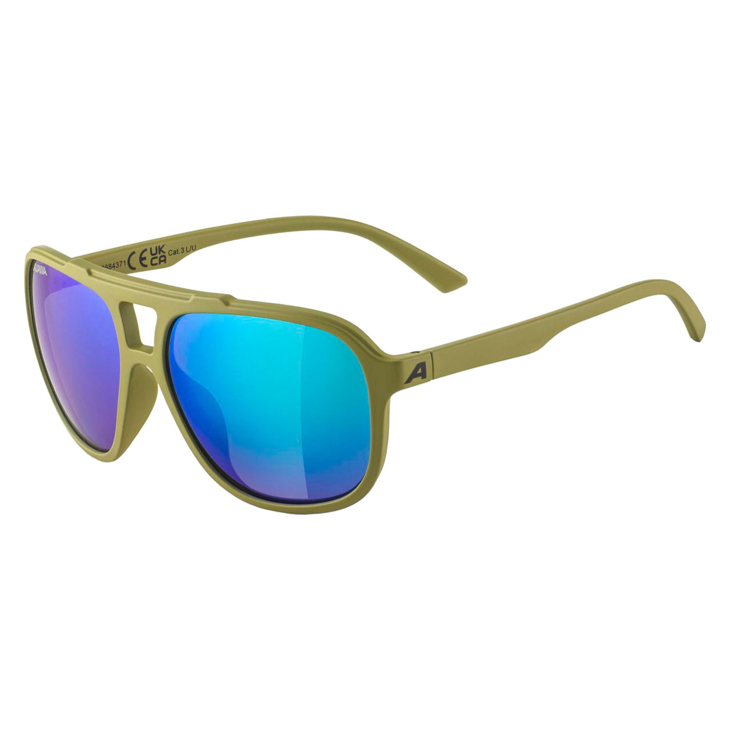 Очки солнцезащитные ALPINA Snazz Olive Matt/green mirror Cat. 3
