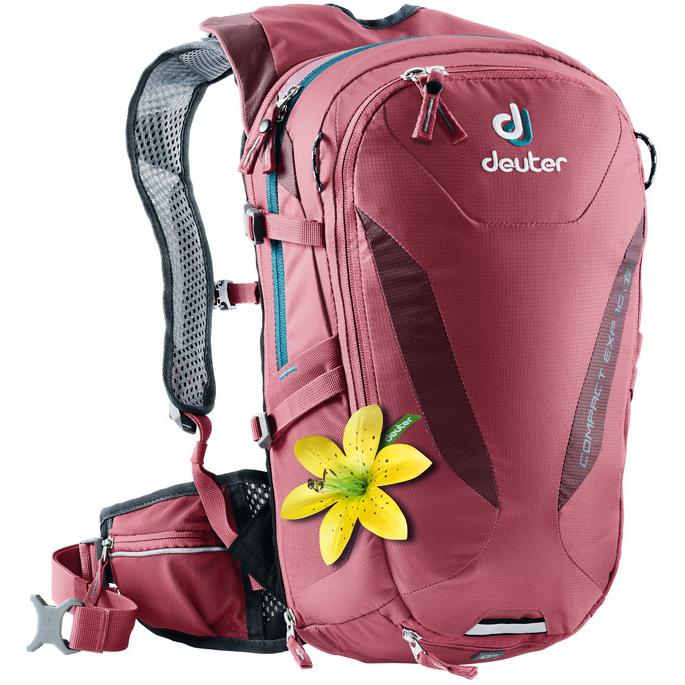 

Рюкзак Deuter 2018 Compact Exp 10 Sl Cardinal-Maron