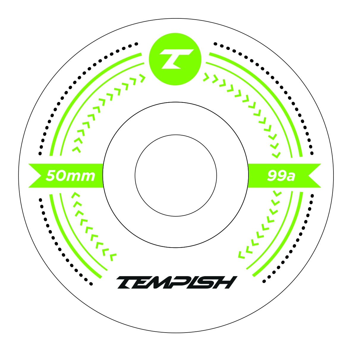 

Колеса (4 Штуки) Для Скейтборда Tempish 2018 Lb 50X36 99A Green