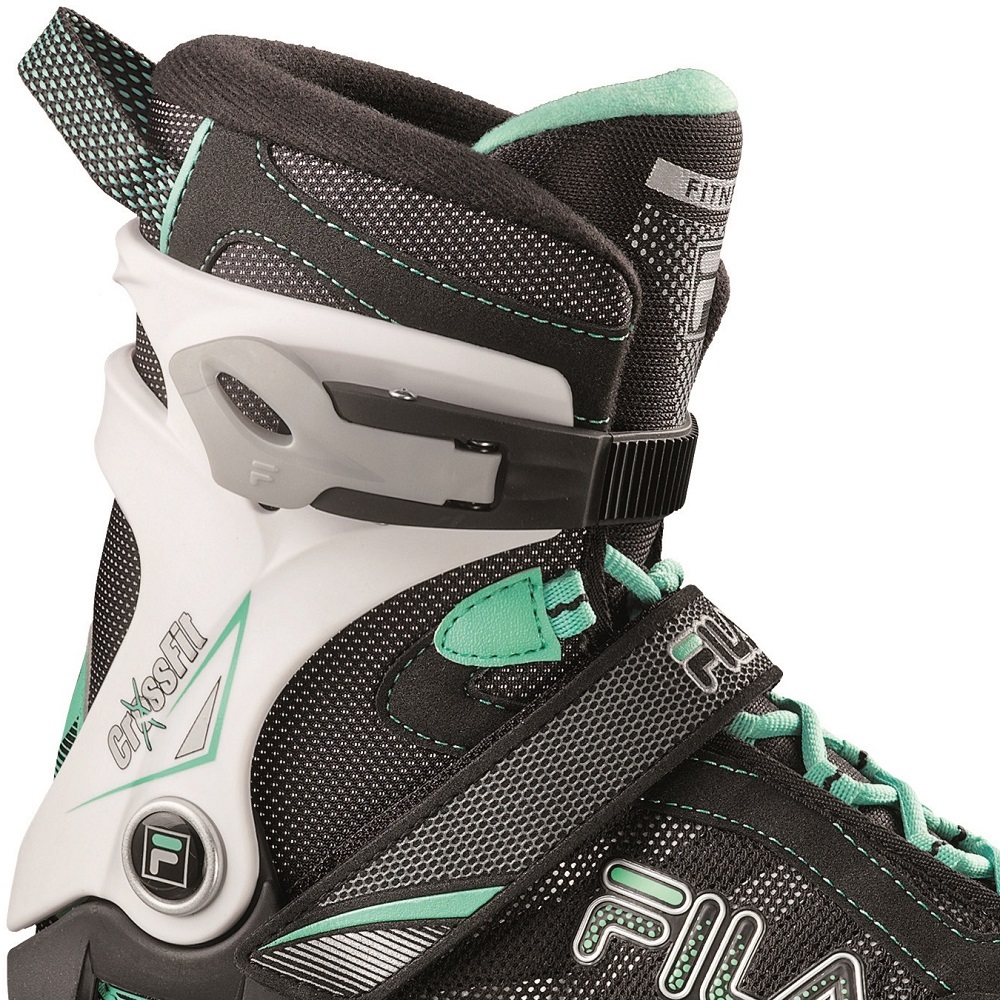 Роликовые коньки Fila Crossfit Lady Black/Watergreen