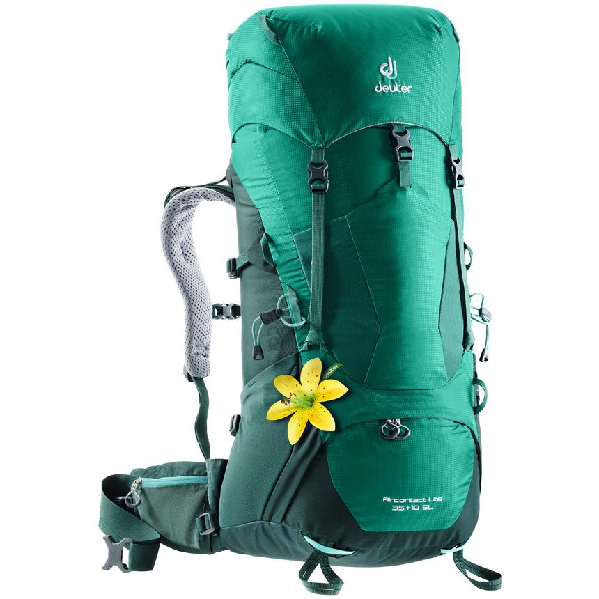 

Рюкзак Deuter 2018 Aircontact Lite 35 + 10 Sl Alpinegreen-Forest