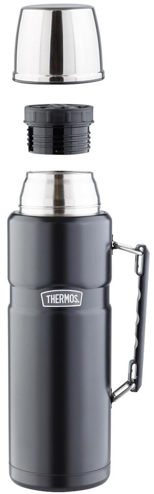 Термос Thermos SK2020 King Stainless Steel Vacuum Flask 2.0L Matte Black