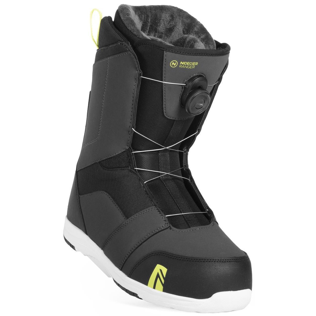 Ботинки для сноуборда NIDECKER 2018-19 Ranger Boa Charcoal