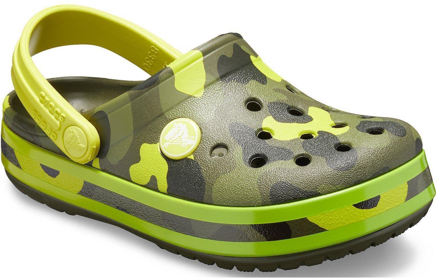 Сандалии детские Crocs Crocband MultiGraphic Clog K Citrus