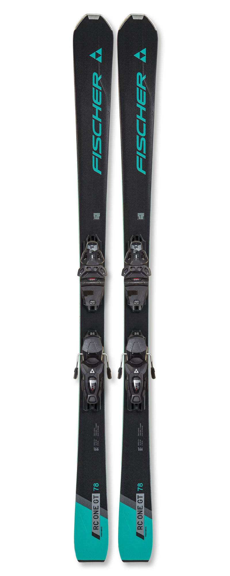 スキー FISCHER RC ONE 78GT TWINPOWERRAIL+RSW10 Fischer RC ONE 78 GT twin powerrail RSW 10 GW women's alpine