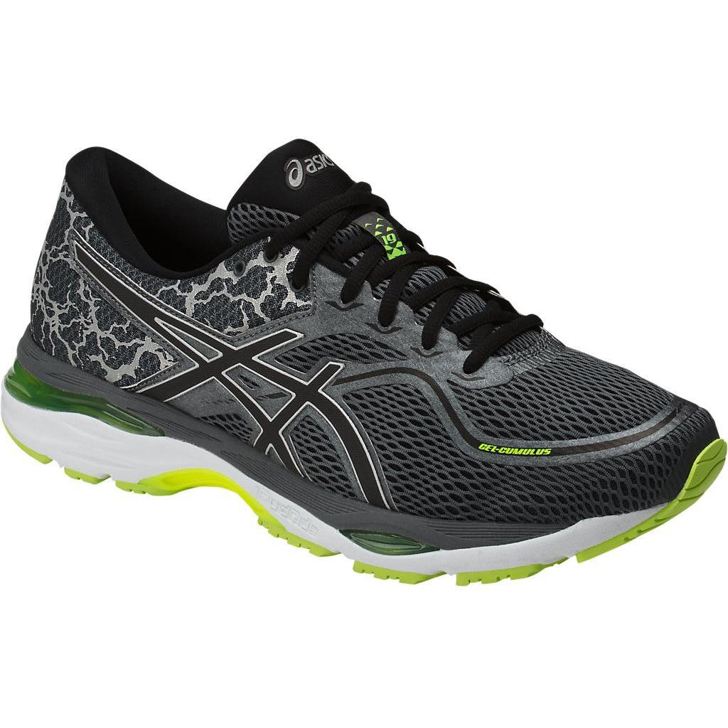 Беговые Кроссовки Элит Asics 2018 Gel-Cumulus 19 Lite-Show Carbon/yellow/black