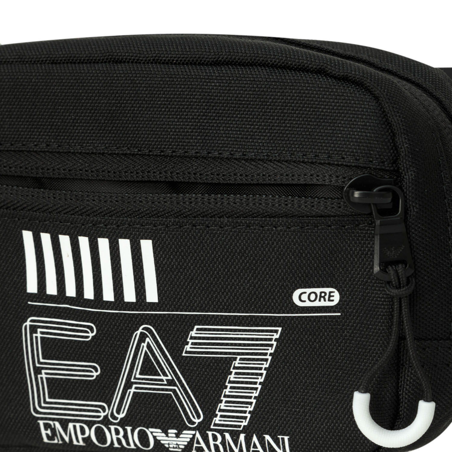 Поясная сумка EA7 Emporio Armani Small Pouch B Black/White Logo