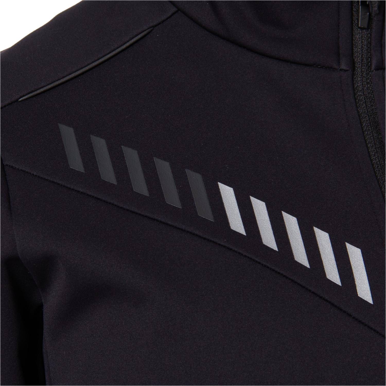Куртка беговая Asics 2020-21 Lite-show winter jacket Performance Black/Graphite Grey