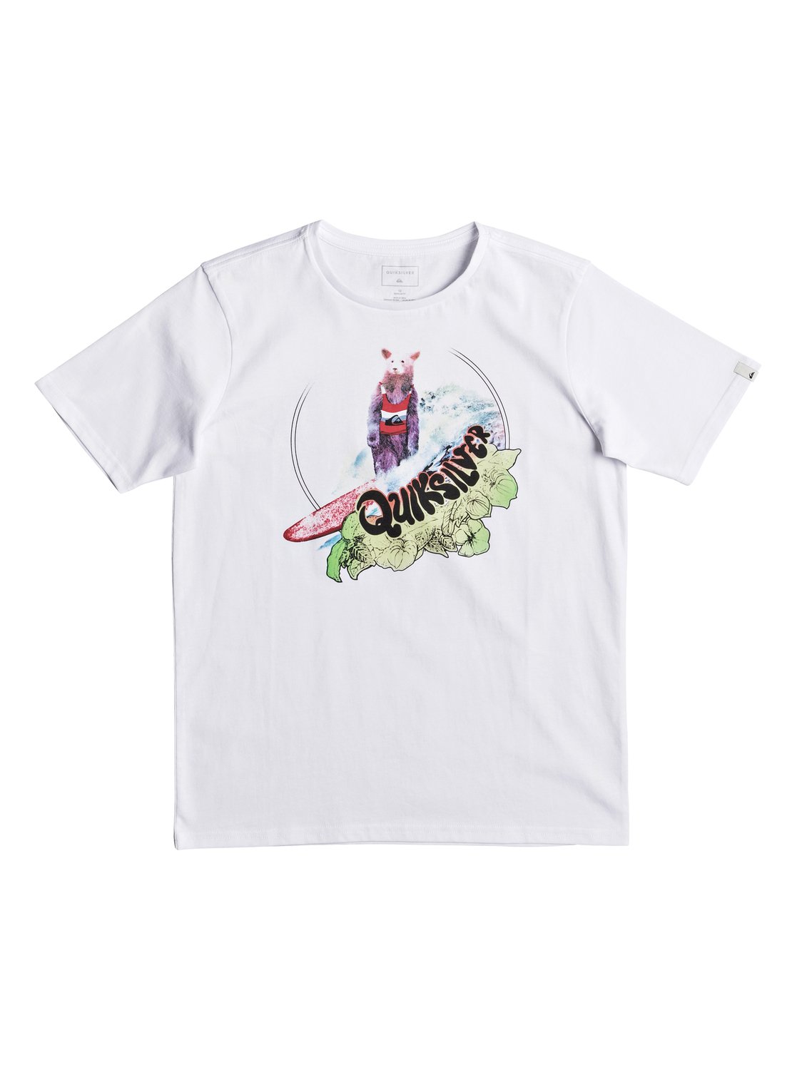 

Футболка Для Активного Отдыха Quiksilver 2018 Sslogbearyouth White
