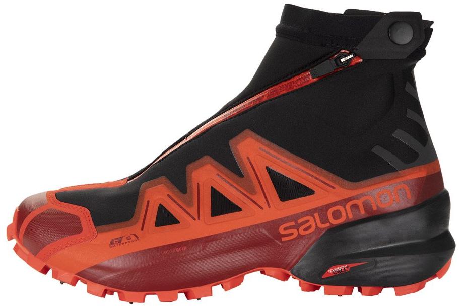 Беговые кроссовки для XC SALOMON Snowspike CSWP Black/Rd/Rd Dah