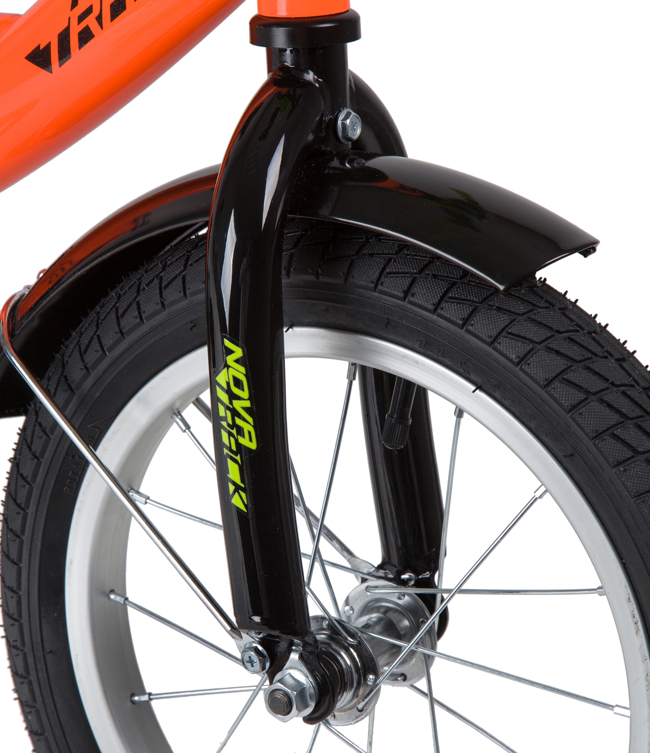 Велосипед Novatrack Vector 14 2022 оранжевый