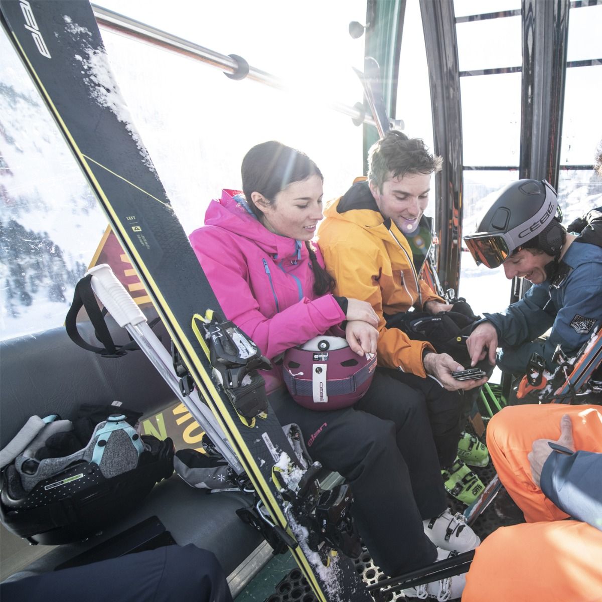 Горные лыжи с креплениями ELAN 2019-20 Amphibio 12C PowerShift + ELS 11 Shift