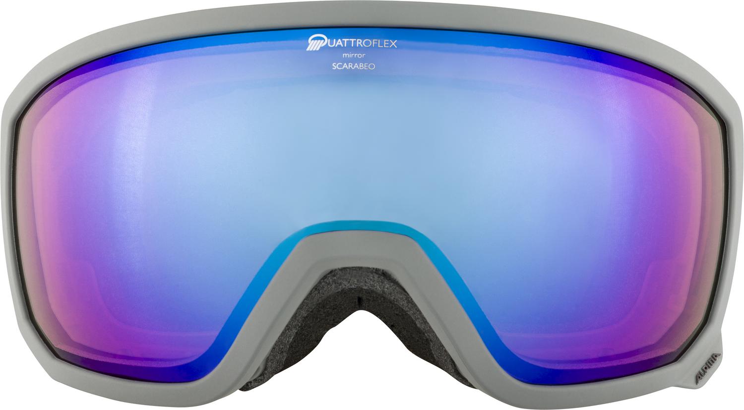 Очки горнолыжные ALPINA Scarabeo Q Grey/Blue S2