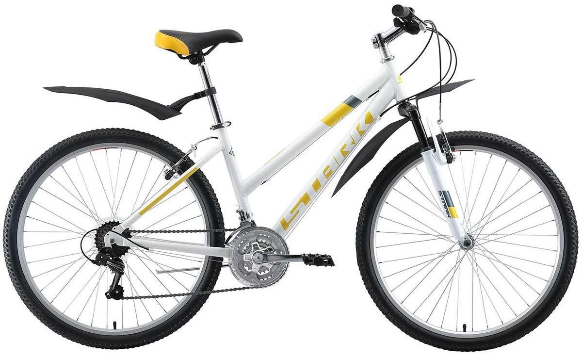 Велосипед Stark Luna 26.1 V 2019 белый/желтый/серый
