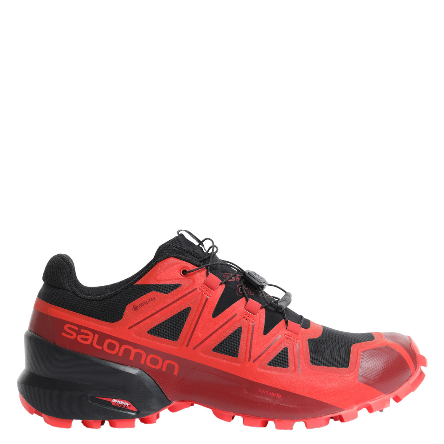 Беговые кроссовки SALOMON Spikecross 5 Gtx Black/Racing Red/Red Dahlia