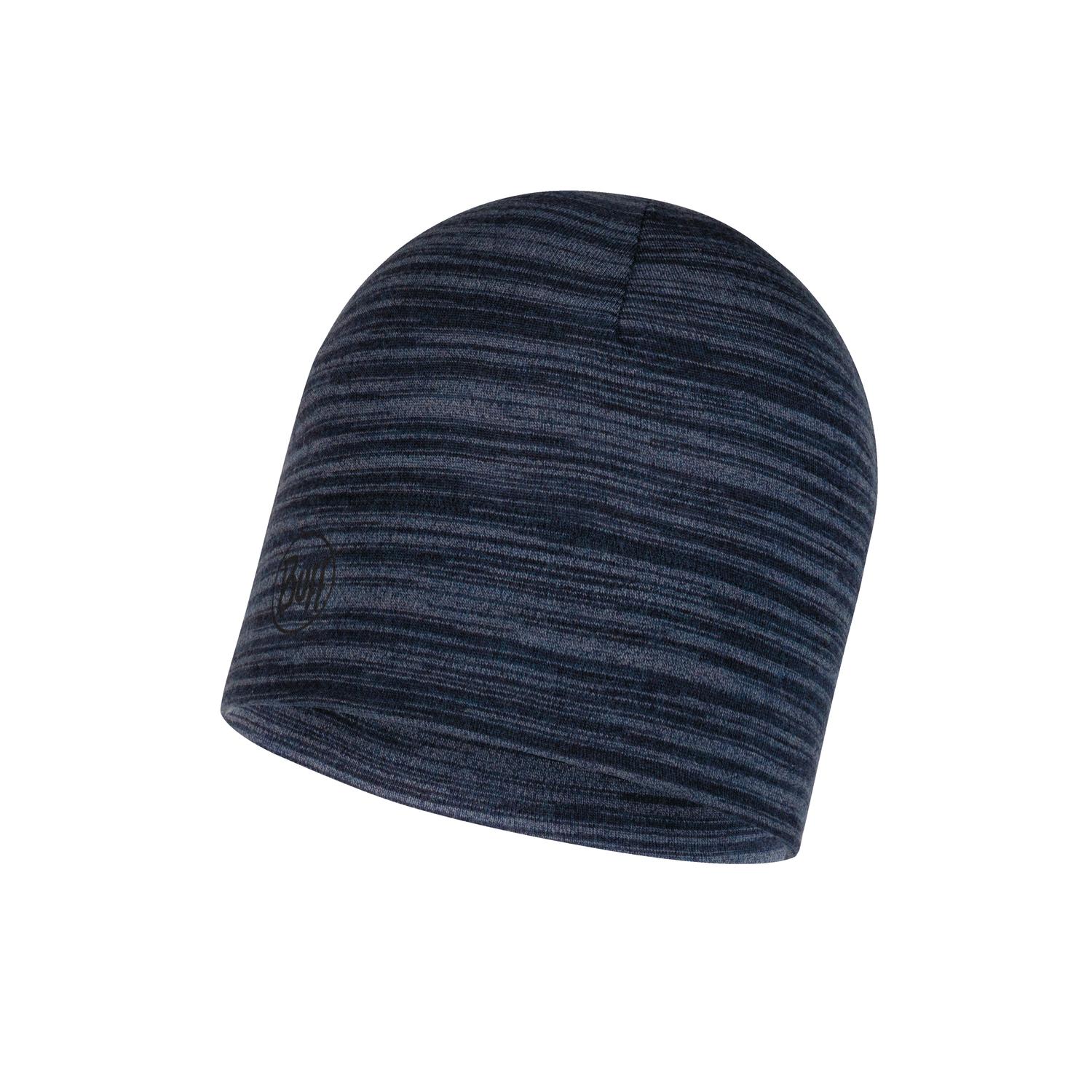 Шапка Buff Midweight Merino Wool Hat Denim Multi Stripes