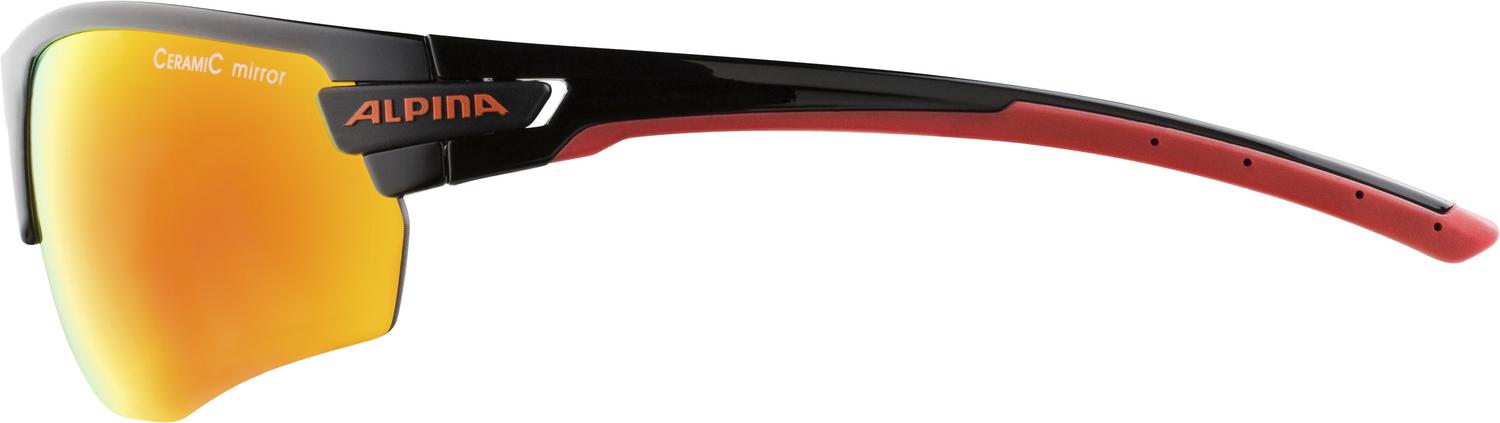 Очки солнцезащитные Alpina 2021 Tri-Scray 2.0 HR Black/Red/Red Mirror