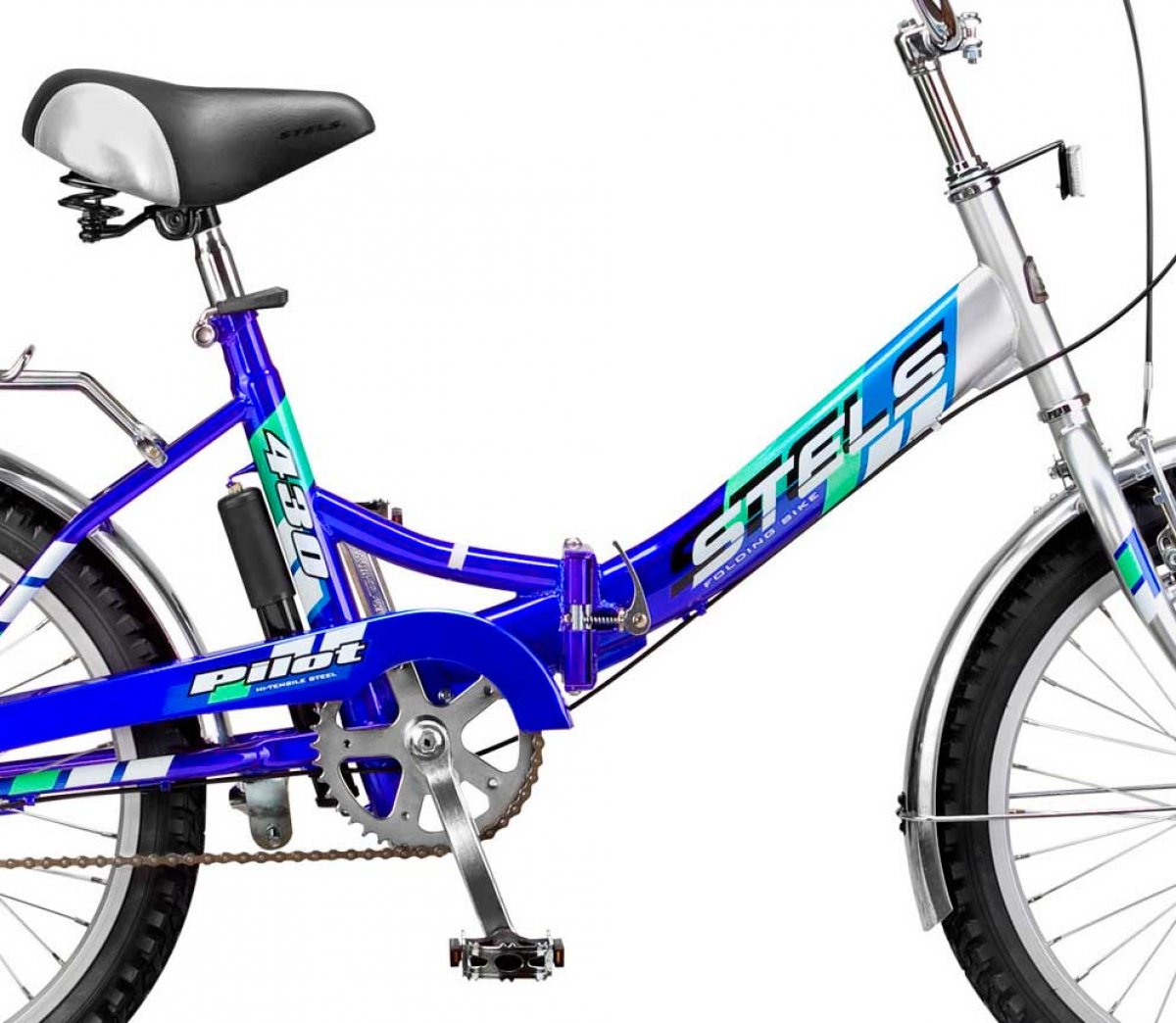 Велосипед Stels Pilot 430 20 2020 Серебро/Синий