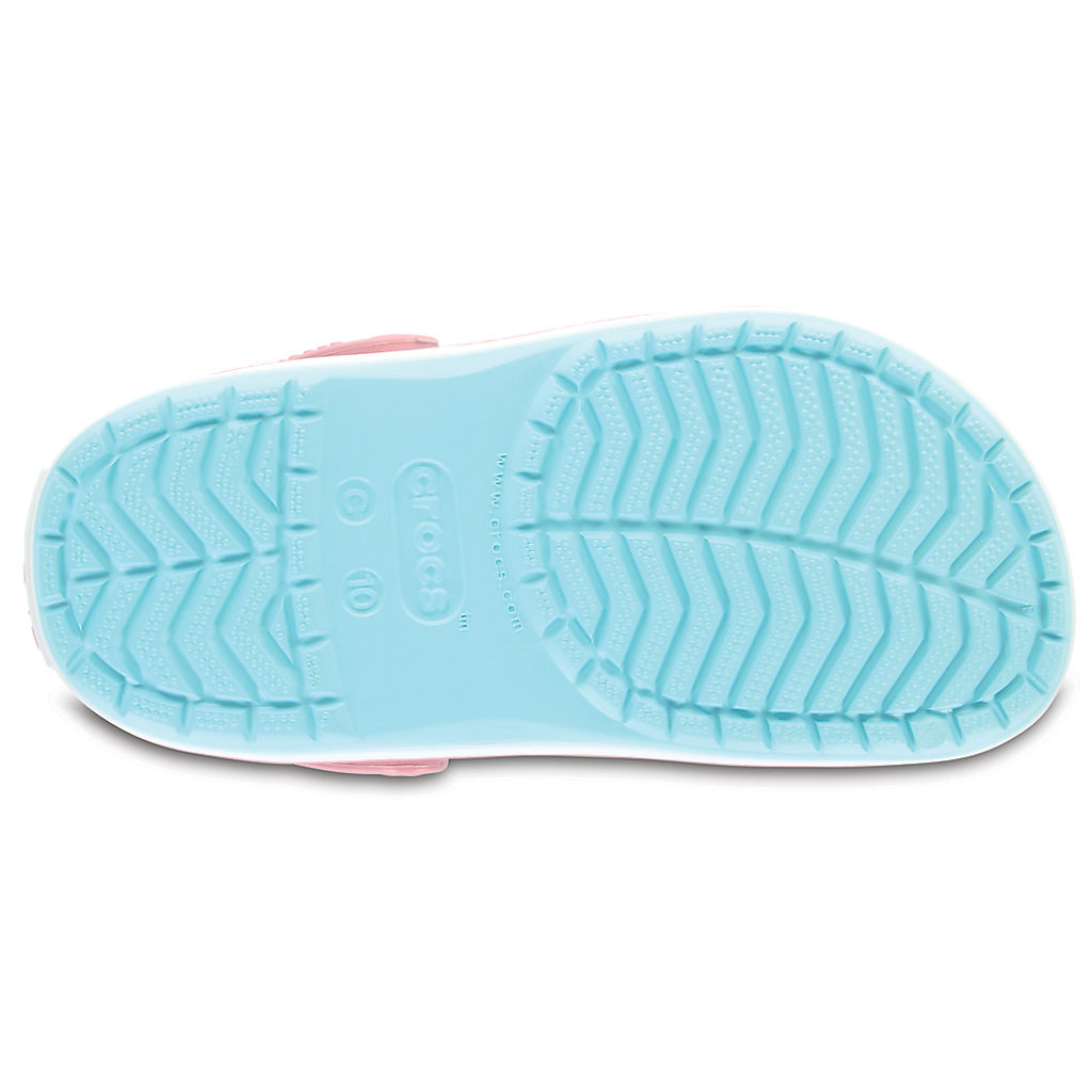 crocs crocband ice blue white