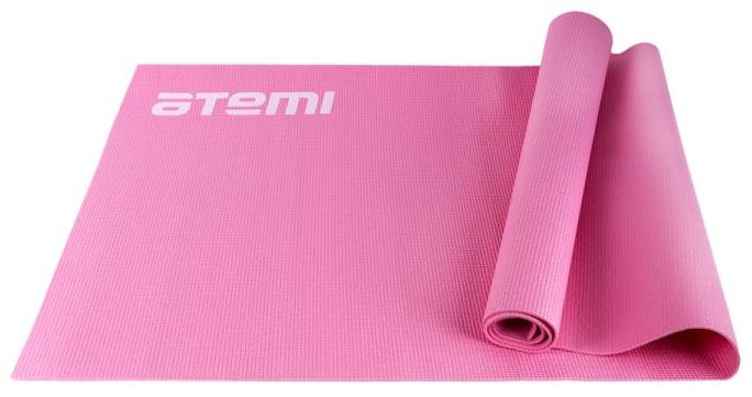 Коврик для йоги Atemi и фитнеса 173х61х0,3см Розовый