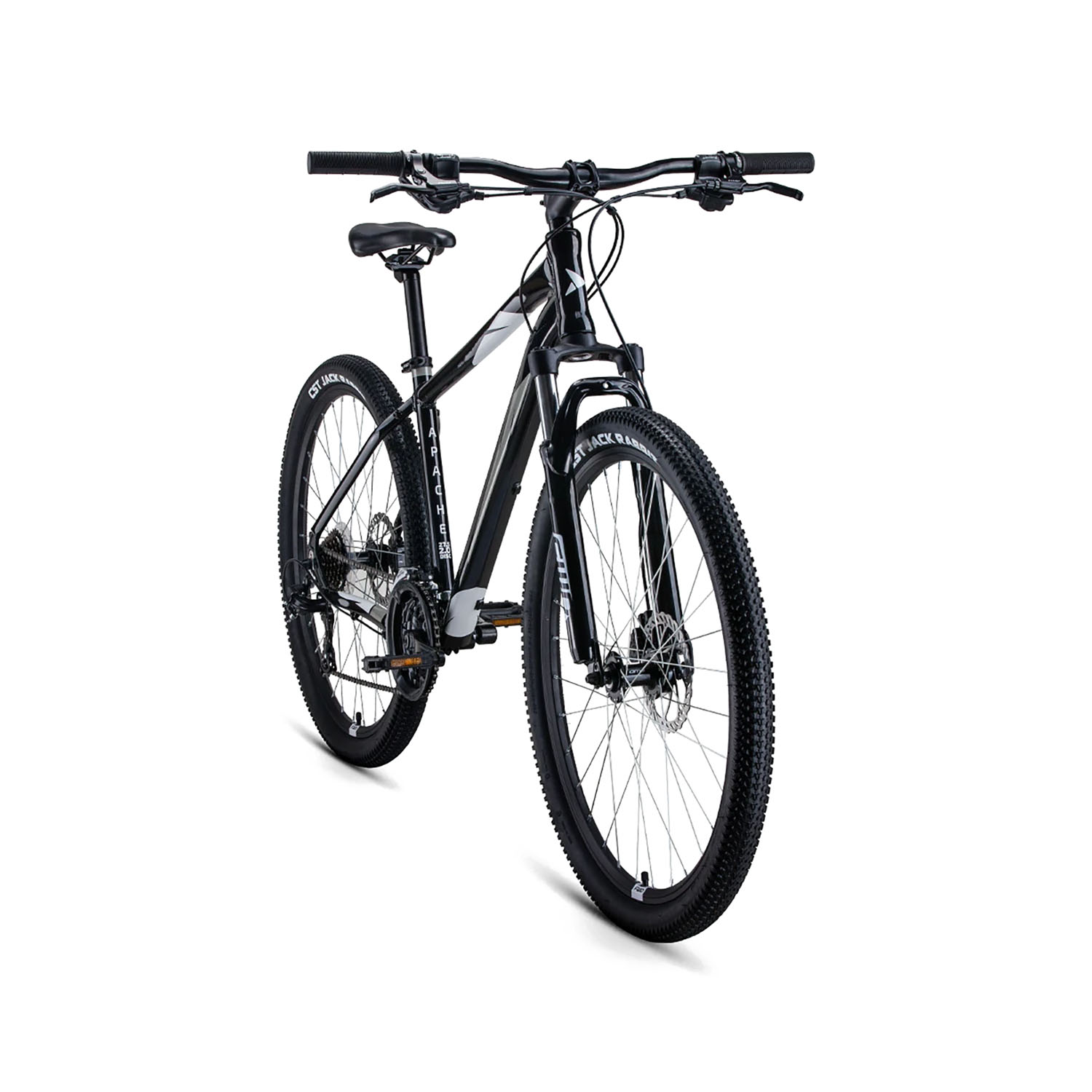 Велосипед Forward Apache 27,5 2.0 D 2022 черный/серый