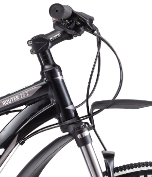 Велосипед Stark Router 26.2 HD 2017 Черно-Белый