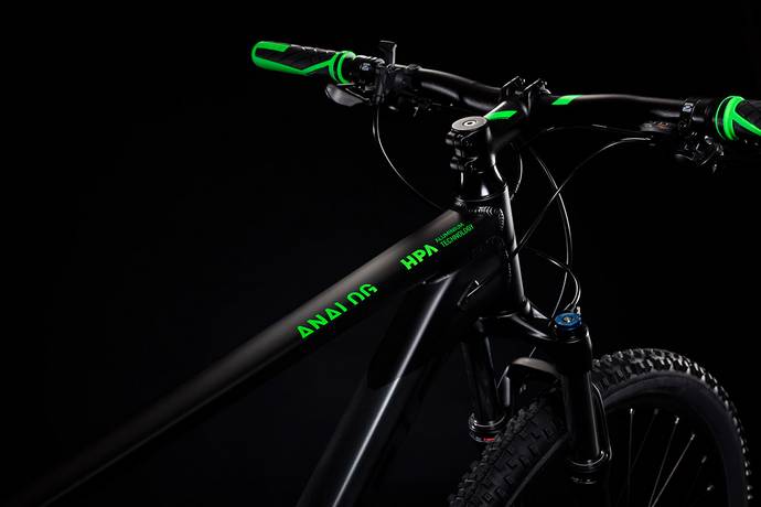 Велосипед Cube Analog 29 2019 Black/Green