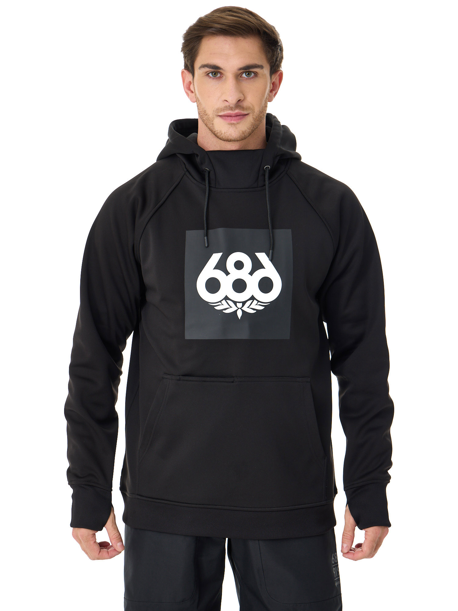 Толстовка сноубордическая 686 Bonded Fleece Pullover Hoody Black