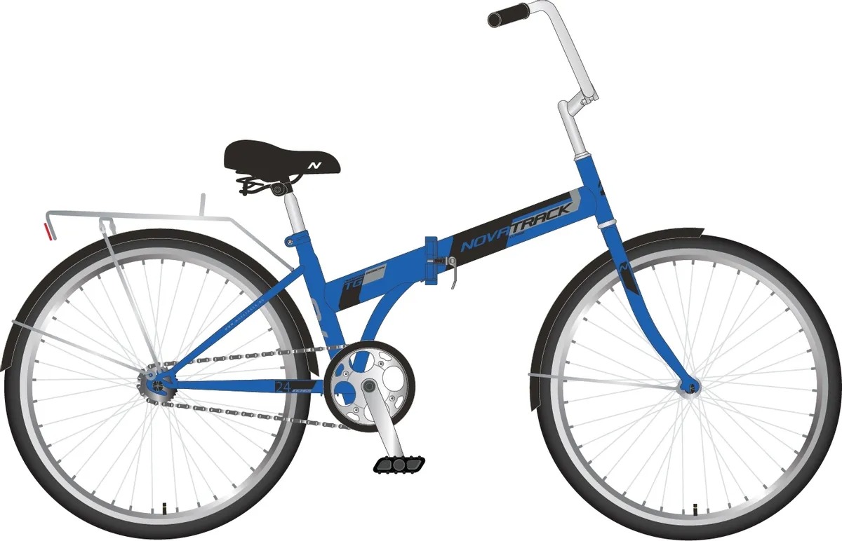 Велосипед Novatrack Tg-24 Classic 1.1 24 2022 синий