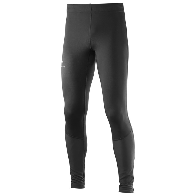 Тайтсы Беговые Salomon 2017 Agile Long Tight M Black