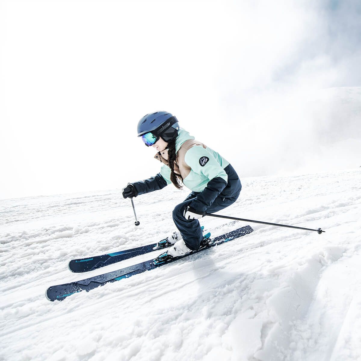 Горные лыжи с креплениями ELAN 2020-21 WILDCAT 82 CX PS + ELW 11.0 GW SHIFT BLK/PUR [H]