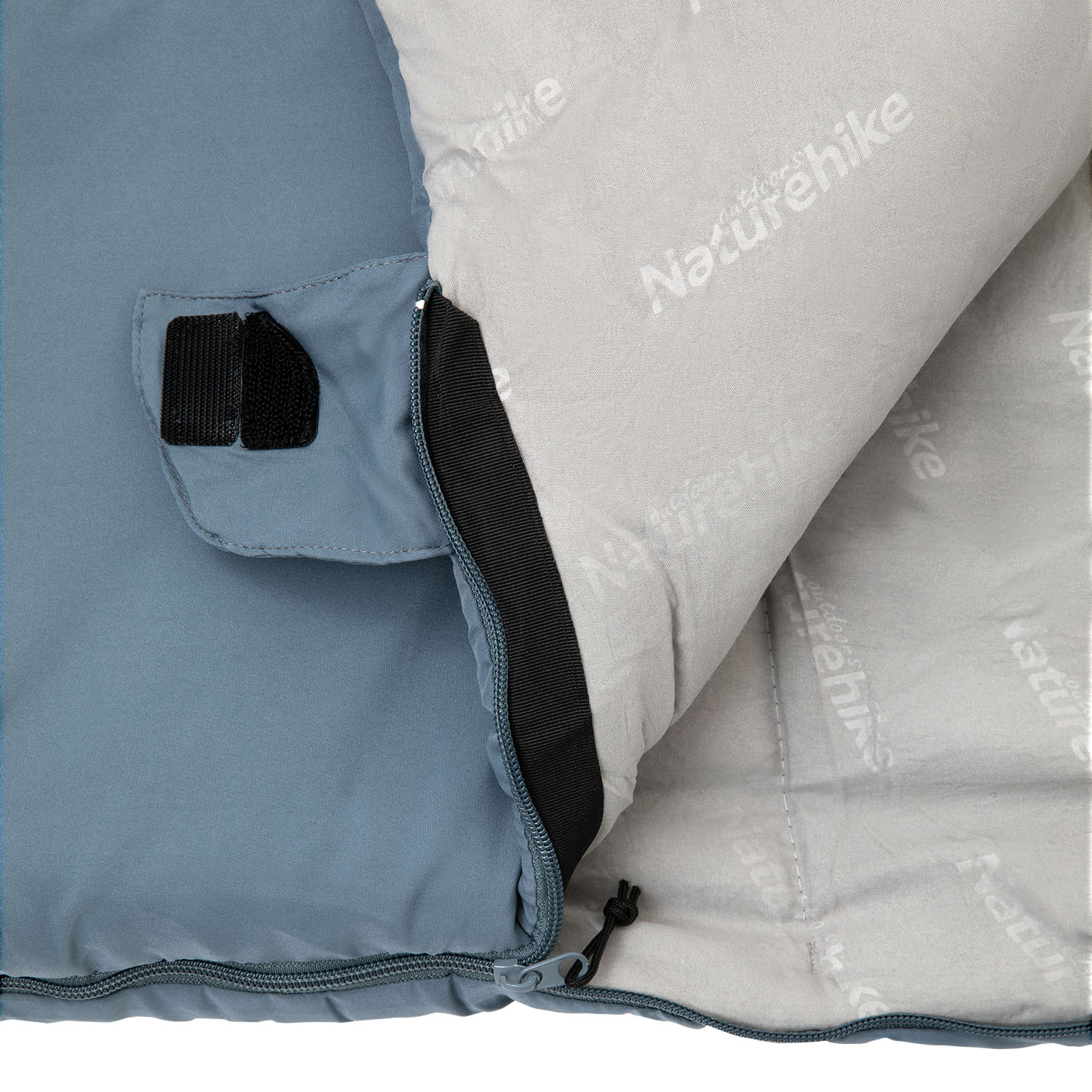 Спальник Naturehike Double cotton sleeping bag with pillow Shadow Blue
