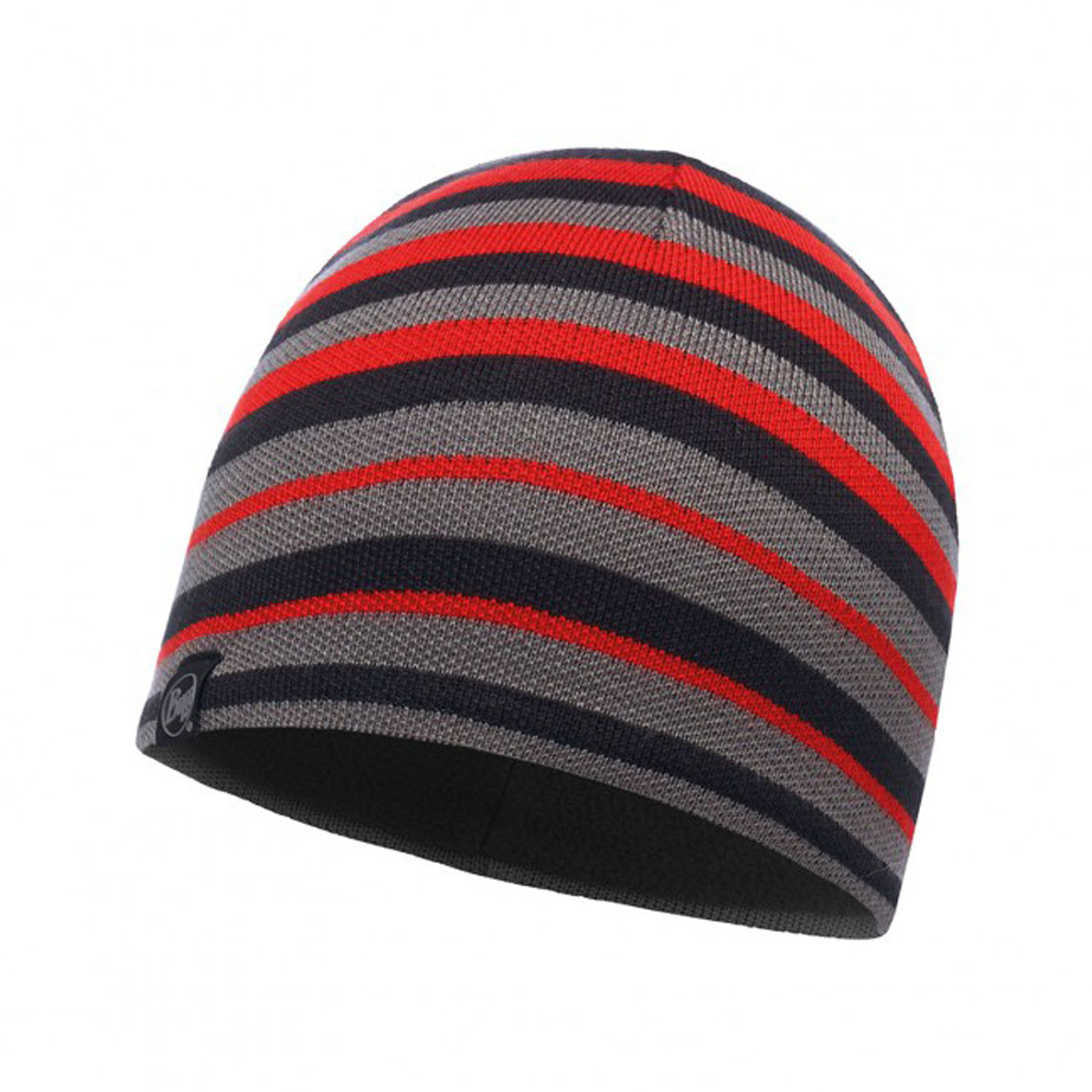 

Шапка Buff Knitted & Polar Hat Laki Stripes Grey Pewter