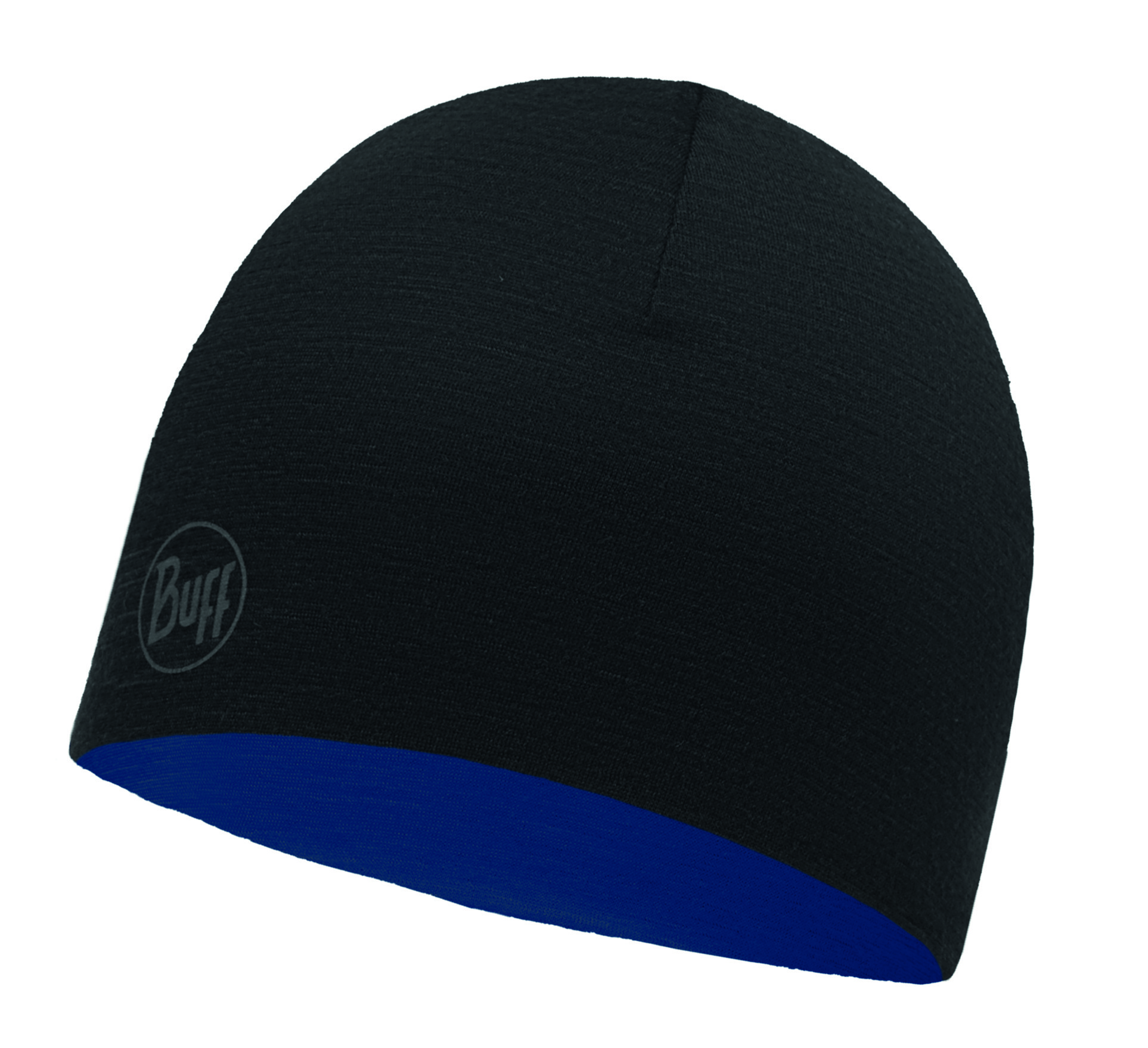 

Шапка Buff Lightweight Merino Wool Jr & Child Hat Solid Black-Cobalt