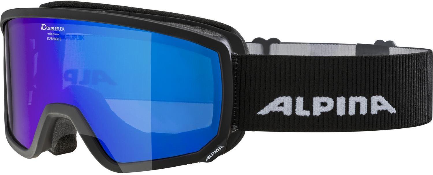 Очки горнолыжные Alpina 2019-20 Scarabeo S M Black/Blue
